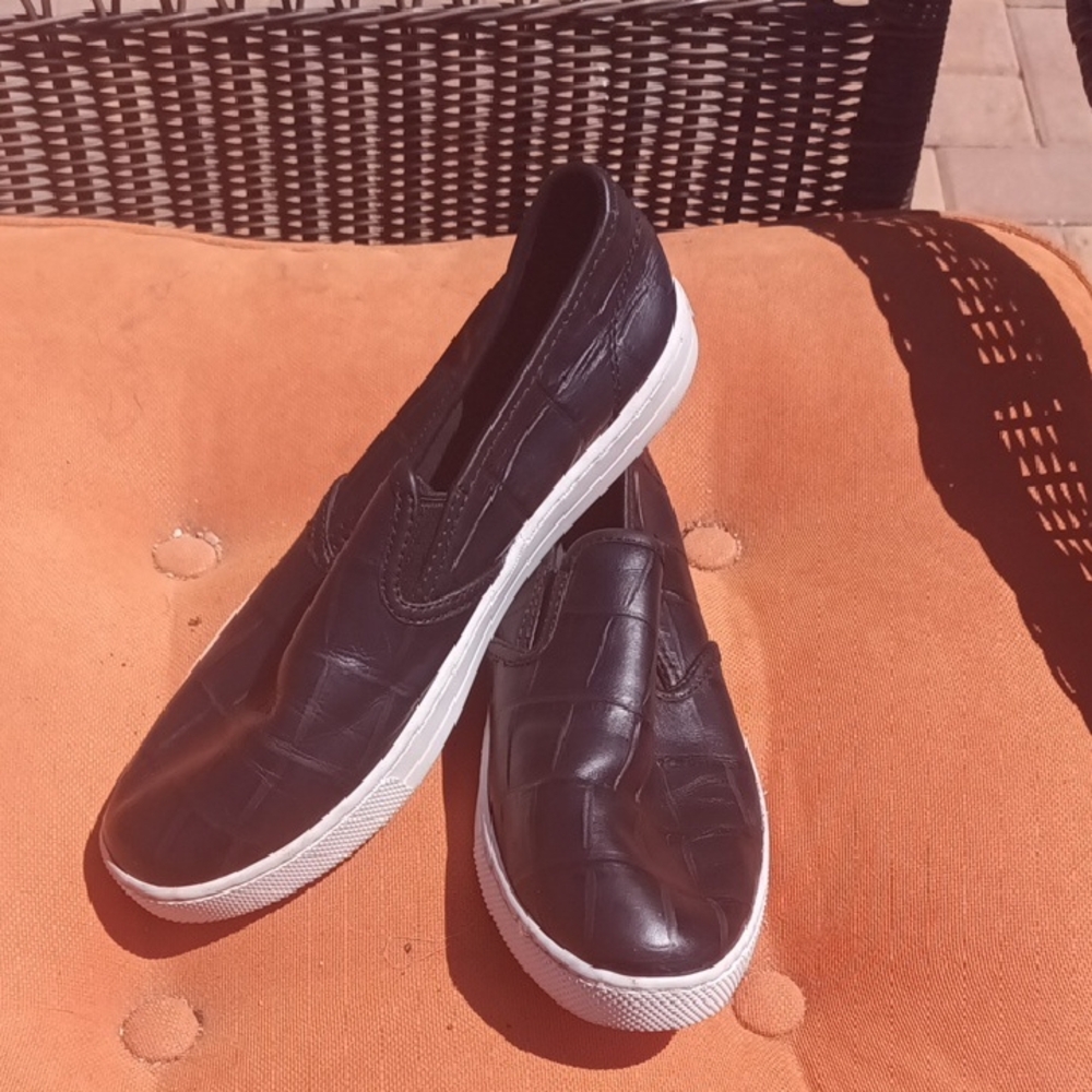 Coach Parkside Animal Skin Look look Slip-On Loafer Sneakers Size 7.5